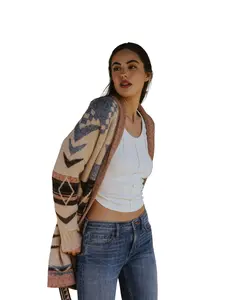 Idyllwind Women's Kimbark Southwestern Print Cardigan - Iwfa24sw15-Firbk