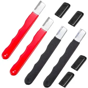 4 Pack Pruning Shears  Sharpener Mini Portable Quick Edge Sharpening Carbide  Sharpeners for Garden Tool Trimming   Scissor Axe Clipper Pruners Kitchen Garage Outdoor