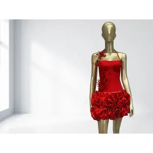 Florals 2 Pieces Bodycon Mini Bandage Dress