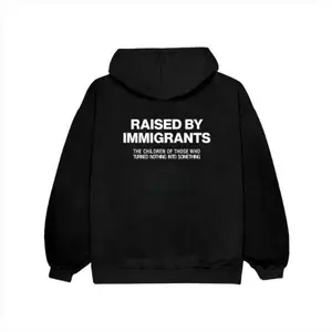 ToolHeaven Raised By Immigrants Hoodie, Dreamer Hoodie, Proud Daughter, Hispanic Heritage, Mexican Culture Statement Piece, Funny graphic tees Comfort