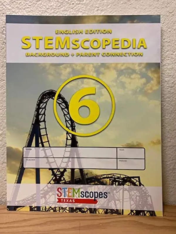 USED Book - STEMscopedia: Background and Parent Connection, Grade 6 (STEMscopes Texas) by Accelerate Learning (Paperback)