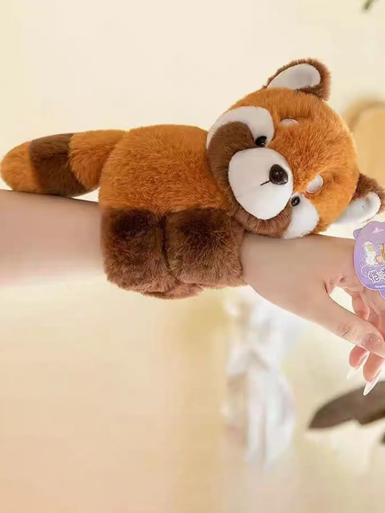 Plush Panda Bracelet Toy, High Quality Bracelet, Cute Animal Design, Cute Aesthetic, All Season Use, Stress Relief Accessory, Perfect Valentine Gift, Trendy Tiktok Prop, Unisex Fashion Jewelry