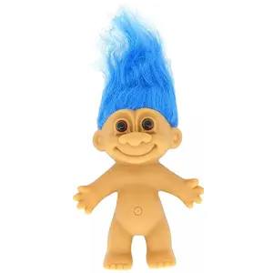 Generic Troll Doll Light Blue Hair Reto Vintage Old