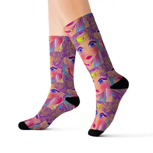 Neon Moon Socks