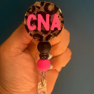 Candidly Custom Badge Reel - CNA Animal Print