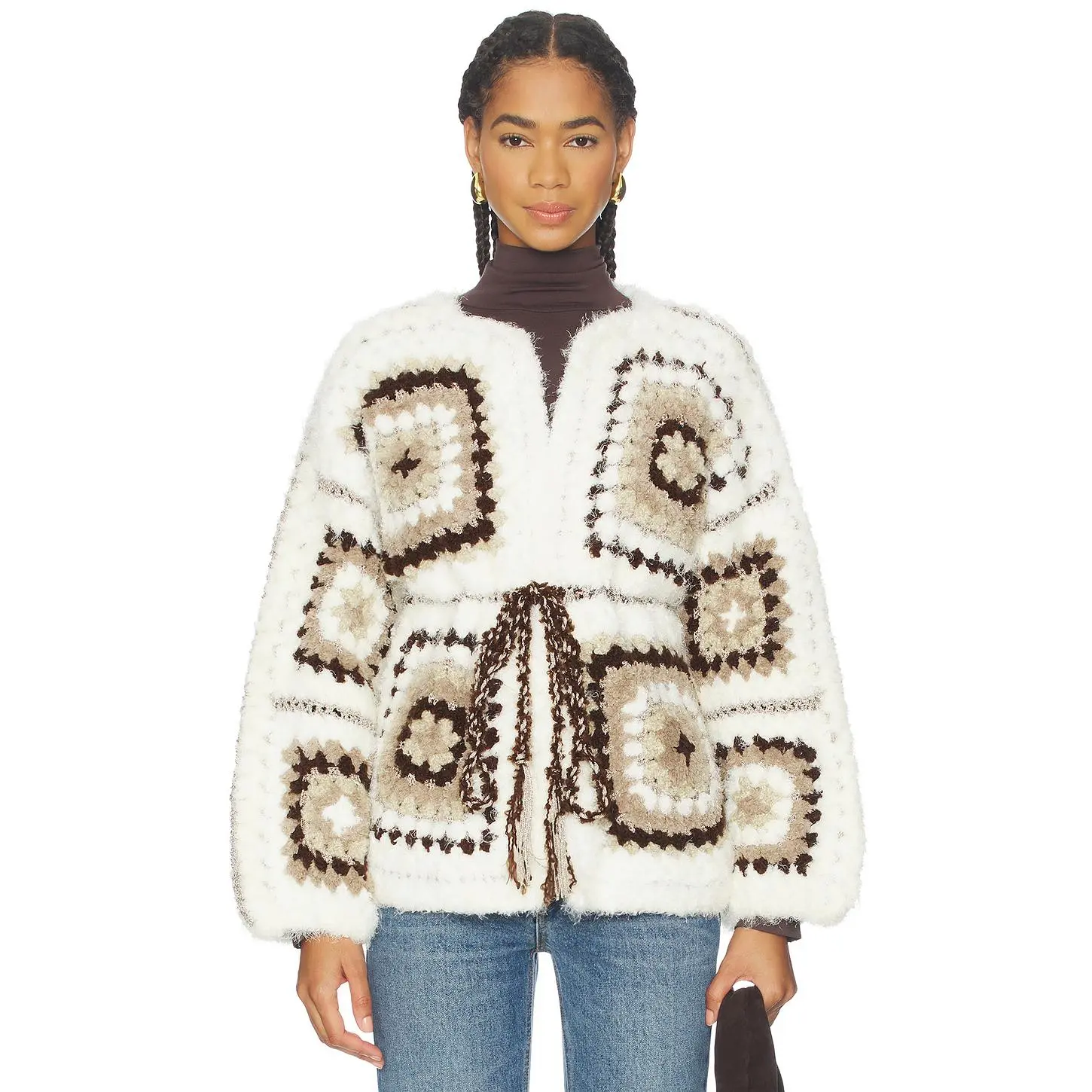 My Beachy Side Madison Cardigan in Oak Brown