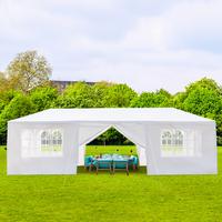 10*30ft White with 8 Sidewalls