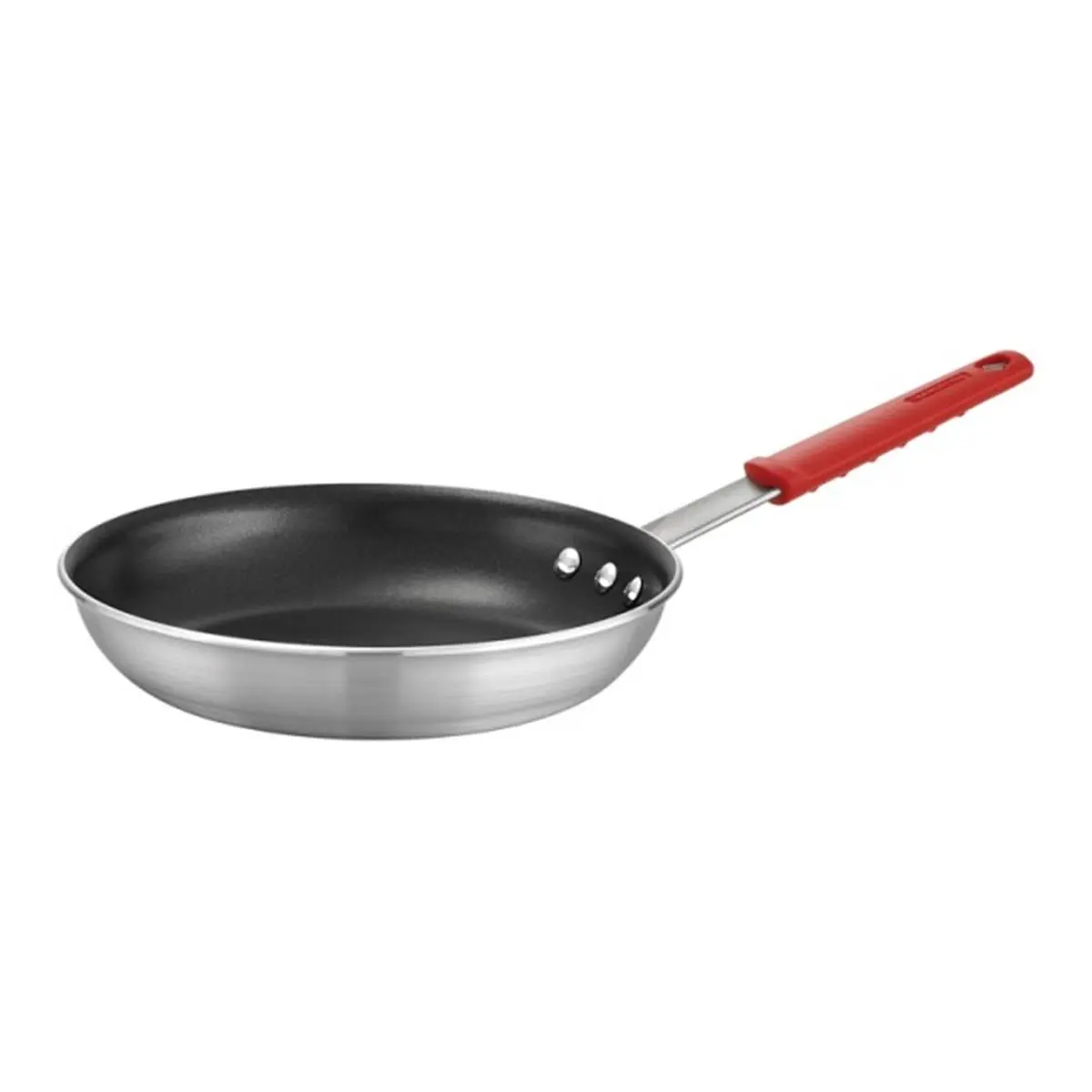 Tramontina Professional 10 in. Ceramic-Coated Fry Pan - Heavy-Gauge Aluminium Body with Stainless Steel Core, Removable Silicone Handle (Handles), Glass Cover Compatible, Oven-Safe Cookware, Removable Handle