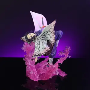 Demon Slayer Butterfly Shinobu Figurine, Classic Insect Hashira Pose, Butterfly Effect, Gradient Kimono Details, Limited Edition Collectible
