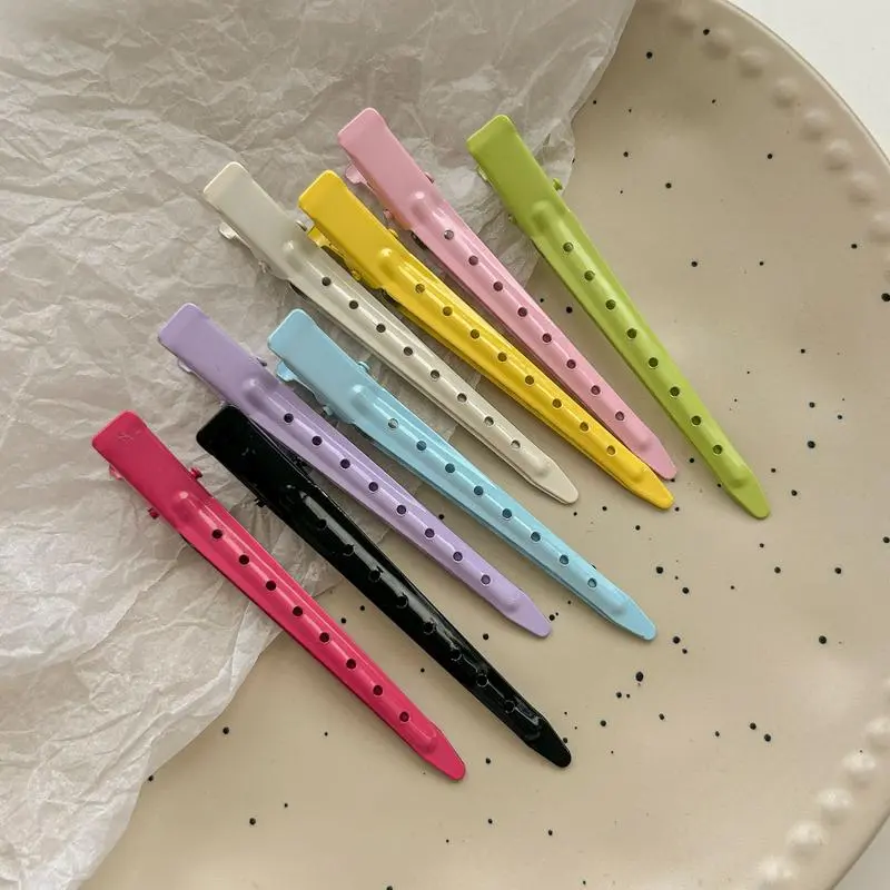 Baby Hair Clips Accessories, Seamless Alloy Metal Duckbill Shape Clips for Bangs, Broken Hair & Forehead Styling