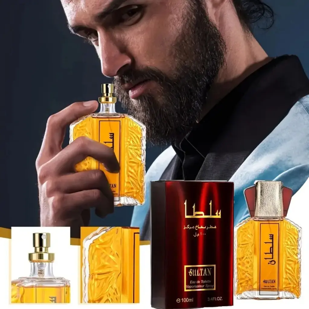 Unisex 100ml Arabian Cologne - Alcohol-Free Oriental Pharaoh EDP Fragranced Perfume, Aromatic Woody & Floral Spray, Long-Lasting Scent for East Asian Adults, Elegant Bottle Exquisite Gift Option (Contains Neither Alcohol)