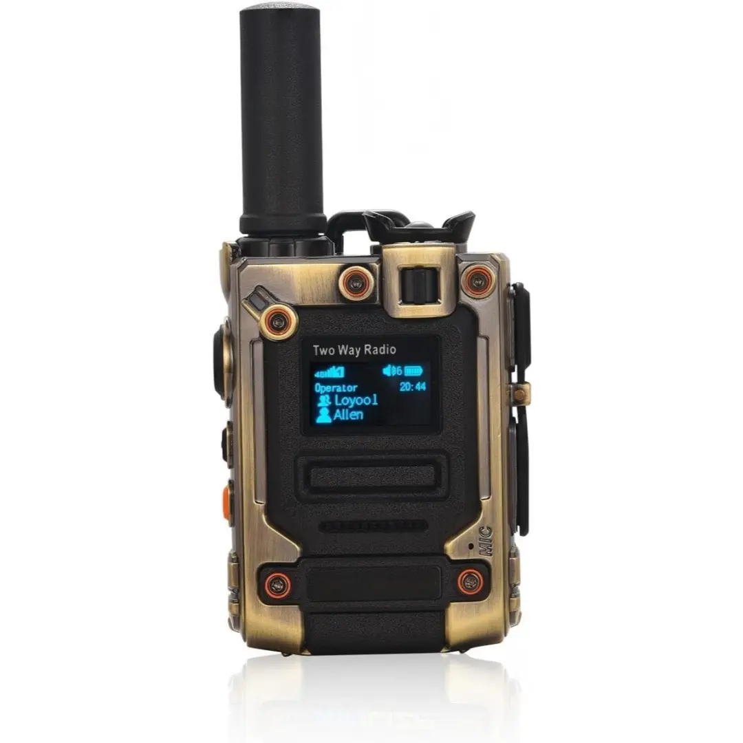 4G LTE Cellular Walkie Talkie, Unlimited Distance, 1-Touch PTT, SIM Card-Enabled 2-Way Radio