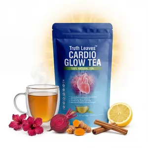Truth Leaves - 15-in-1 Hibiscus Dandelion Root Detox for Blood Pressure & Nitric Oxide Support - Beetroot Hawthorn Berry TMG Turmeric Curcumin Chamomile Ginger Root - Metabolism & Energy Boost