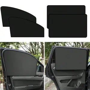Magnetic Side Window Privacy Sunshade Curtains, Car Sunshade Mosquito Net, UV Protection, Universal Mesh Sun Visor, Reduces Heat and Glare, Sun Shade Cover