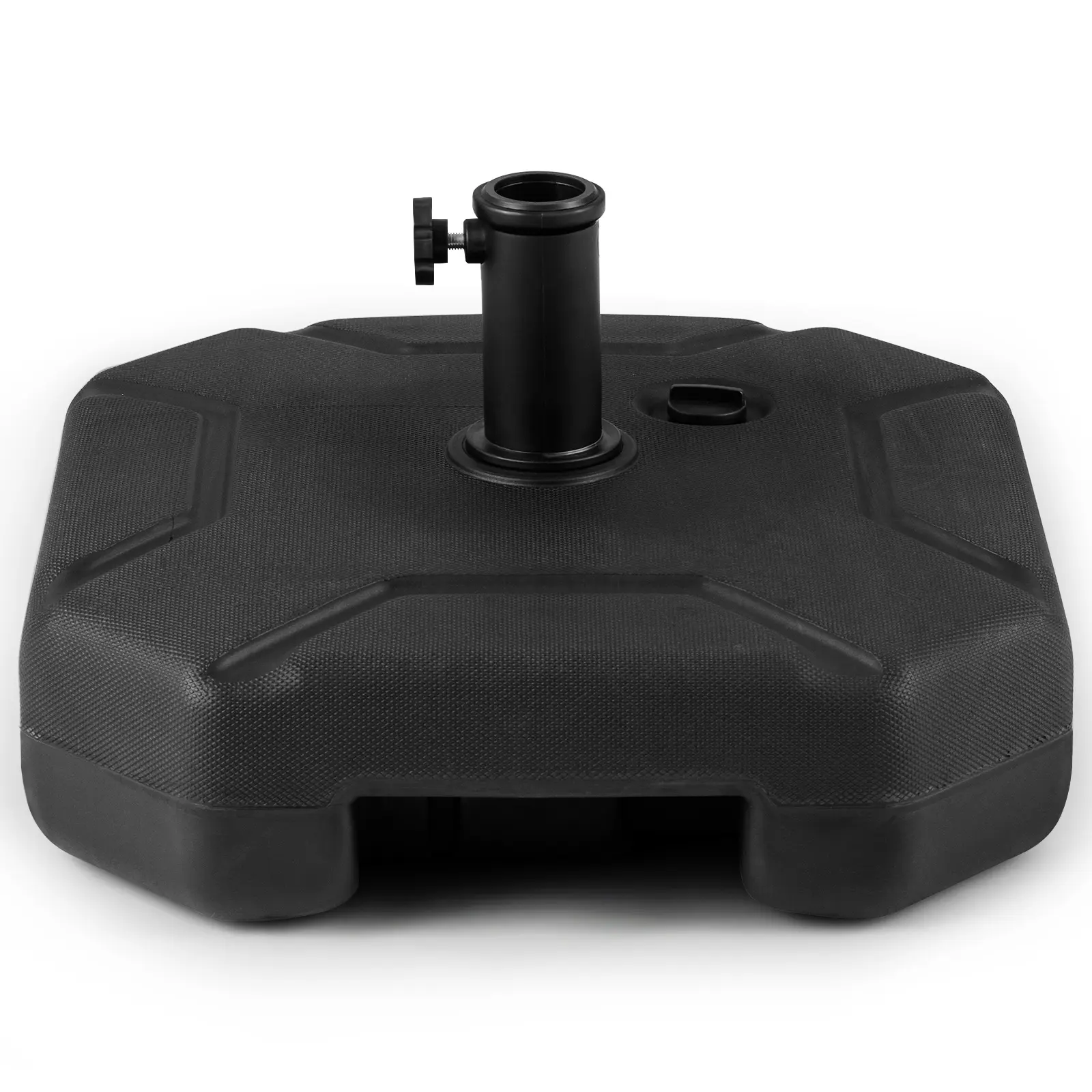 COSTWAY - 17 Inch 88 LBS Heavy-Duty Fillable Umbrella Base with Handle COSTWAY - 17 Inch 88 LBS Heavy-Duty Fillable Umbrella Base with Handle