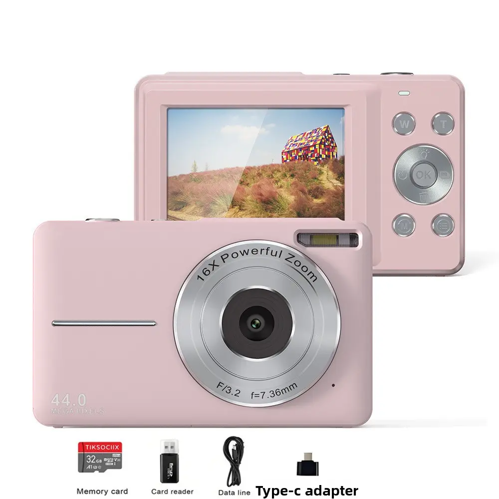 Camera 2.4inch Display Screen Digital High-Definition Camera Small Portable CCD Student Telephoto Camera Camera 2.4inch Display Screen Digital High-Definition Camera Small Portable CCD Student Telephoto Camera