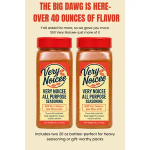 20 oz Duo Pack  Very Noicee All Purpose Seasoning - Over 40 Ounces of Flavor for Heavy Use or Bulk Prep - Perfect Gift Flavor