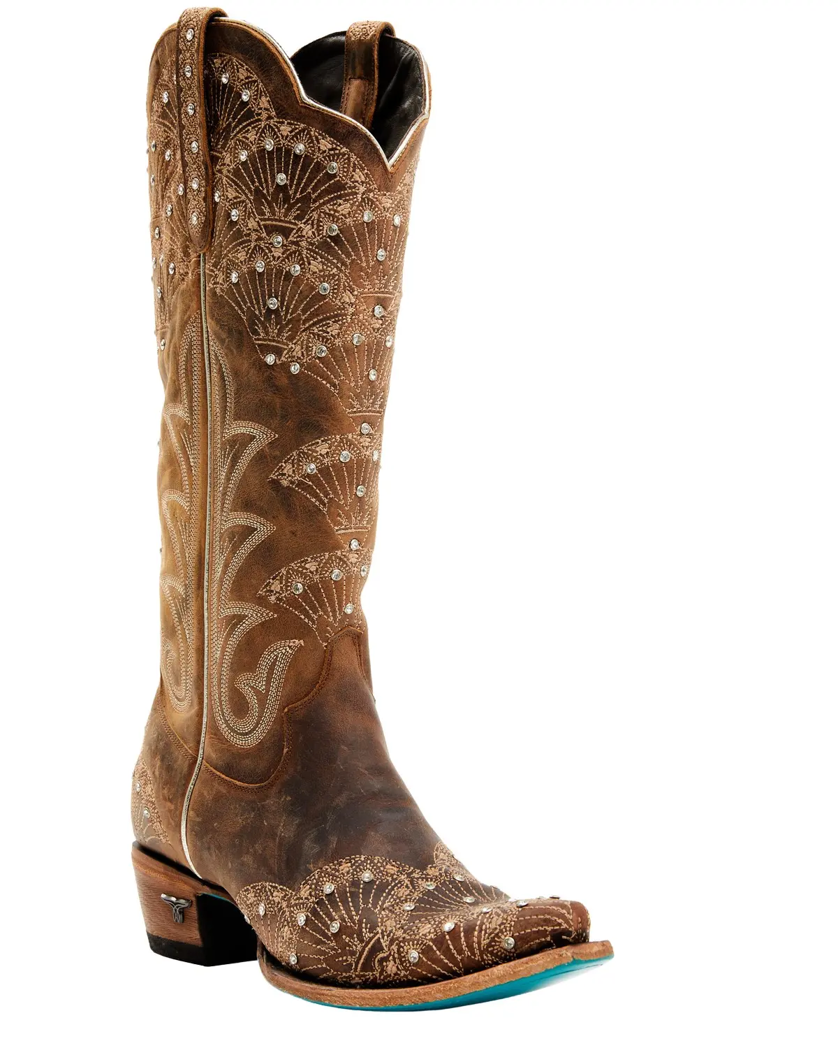 Lane Women's Boot Barn X Women'S Calypso Leather Western Bridal Snip Toe - Lb0512b