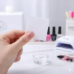 Professional Nail Buffing Pads, 450pcs Thickened Non-Woven Wipes for Nail Polish Removal, Gentle & Efficient Cleaning, Salon-Grade Manicure Accessories with Portable Storage, Multi-Use for All Nail Care Needs.