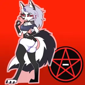 Loona  Acrylic Standee - Thick Thighs Save Lives - Helluva Boss