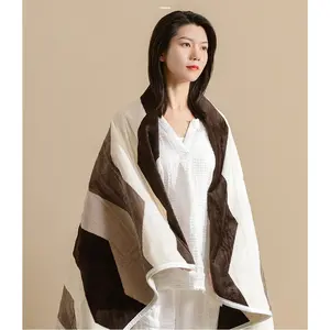 Caiyang Electric Heating Body Warmer Blanket Single Mattress Throw Office Temperature Adjustable Magic Device