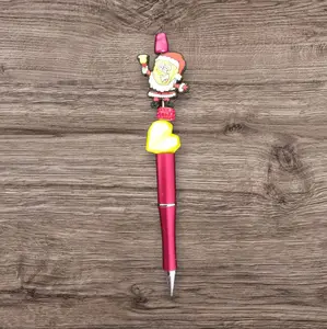 Doorables Beaded DIY Pens - Colorful Beaded Pens with Unique Designs for Crafting and Fun