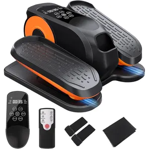 Under Desk Elliptical Machine,  Ellipse  Exerciser for Seniors Fully Assembled, Quiet & Portable Electric Seated Pedal Exerciser with Remote Control & 12 Adjustable Speeds