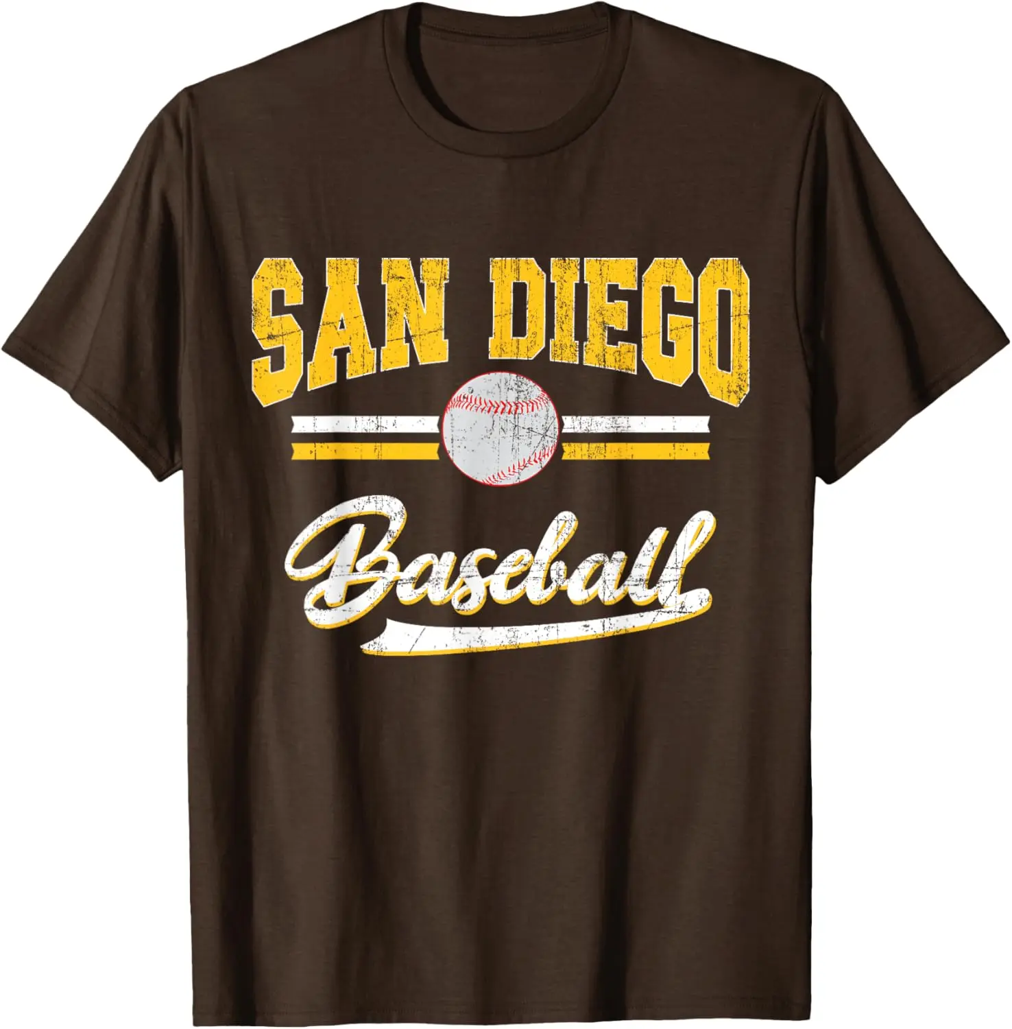 Retro Game Day Vintage San Diego Baseball T-Shirt