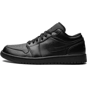 Men's Jordan 1 Low "Triple Black" Black/Black-Black (553558 093)