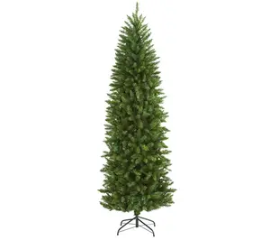 Nearly Natural 6.5' Slim Green Mountain Pine Christmas Tree