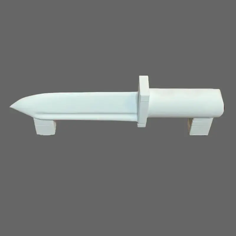 3d Printed Knife Shaped Handle Made to Fit a 40 oz Tumbler Ready for Customization for a custom themed resin/epoxy tumbler.