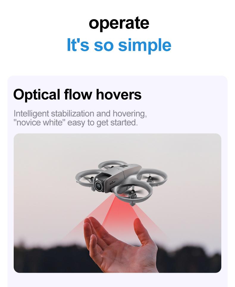 GT3 Drone - Ultra Lightweight Quadcopter With Dual Cameras For Safe, Stable Flights