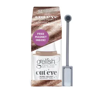 Gelish Cat Eye Pure Velvet Magnet – Magnetic Gel Polish, Stunning Reflections, Two-Toned Color Shift, Gorgeous Cat Eye Designs, Long-Lasting, Vegan, & Cruelty-Free, 15mL.