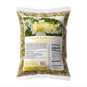 Kurandero Manzanilla Herbal Tea – 4 oz (113 g) – 100% Natural Hojas de Manzanilla – Traditional Loose Leaf Tea from Mexico – Caffeine-Free, Vegan, Farm-Grown