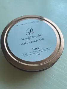 BEST SELLERS !PURE White Sage Tin Candles for Pixiu Bracelet deep cleansing & Intension. Used for Purifying |Energizing | Health & more Wealth