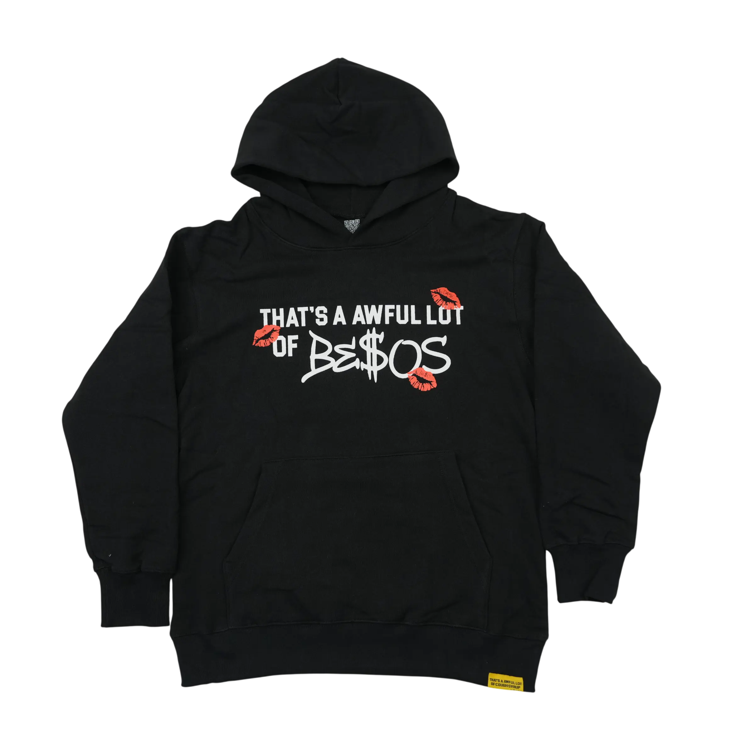 THATS AN AWFUL LOT OF BESOS HOODIE BLACK