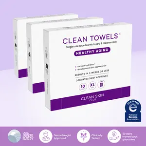 Clean Towels® Healthy Aging Travel - 3 pack