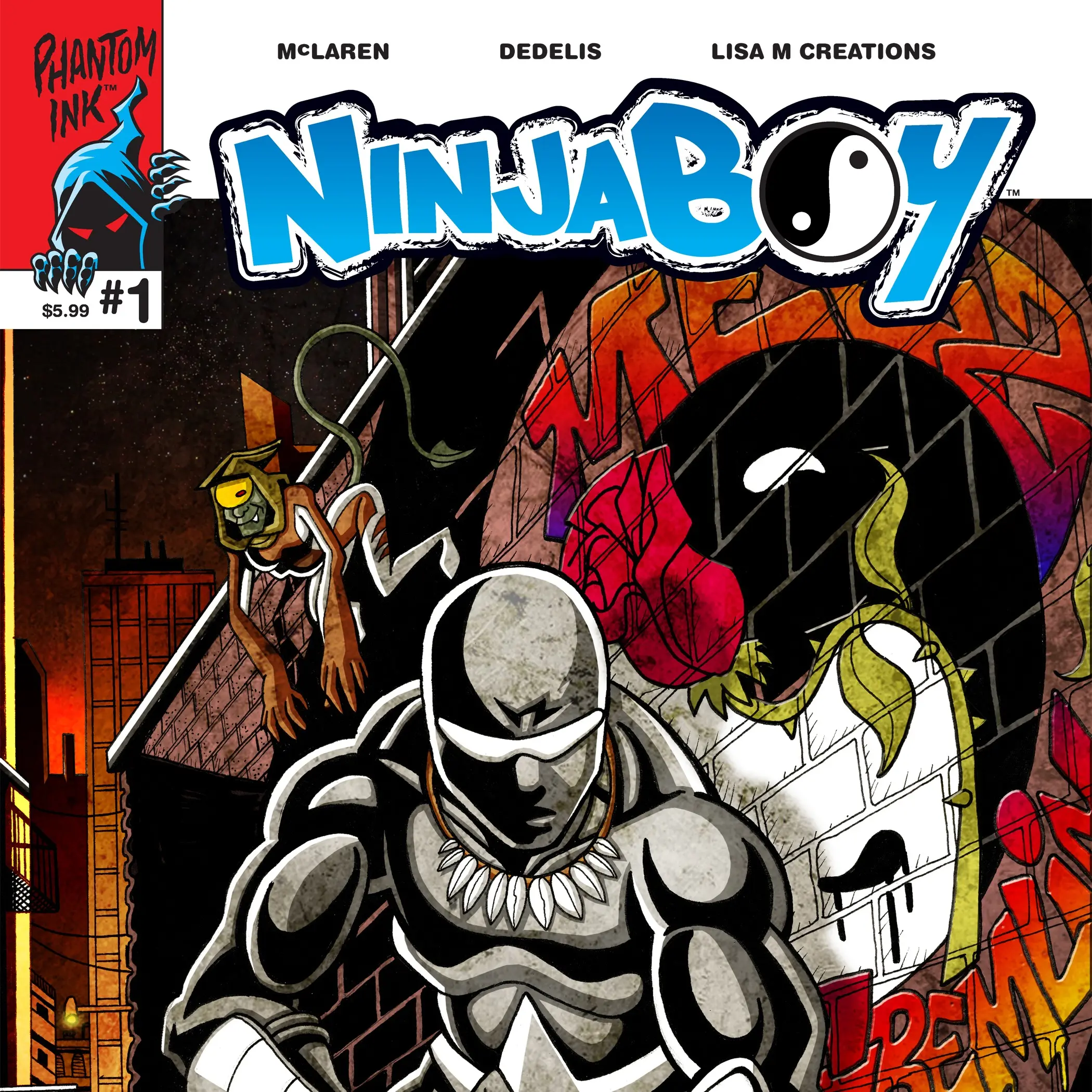 2025 NinjaBoy #1 Comic Book from Phantom Ink Comics