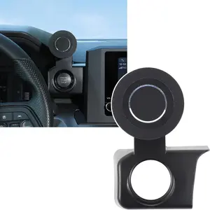 Car Magnetic Phone Holder Compatible with Toyota Tacoma 2024-2026, Center Console 8-inch Screen Navigation Bracket Dashboard Engine Start Stop Button Attached Cell Phone Mount Rotatable Accessories