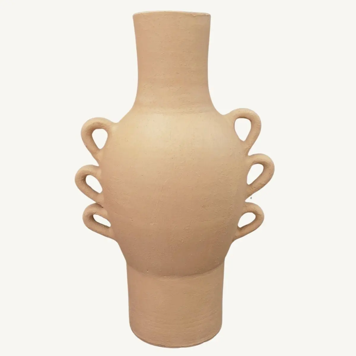 Noble | Contemporary Moroccan terracotta designer sculptural vase