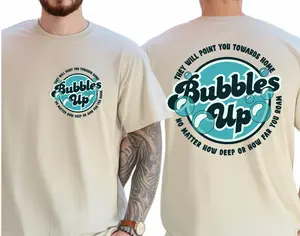 Bubbles Up Jimmy Buffett 2 sides Tee, Unisex Beach Tshirt, Buffett Fan Gift, Parrot Head Shirt, Buffett Lover