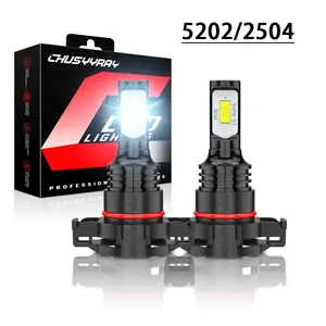 5202 LED Fog Light Bulbs white For GMC Sierra 1500 2007-2015 Yukon XL 2007-2013 Truck Vehicle Led Backlights Led Brake Lamp