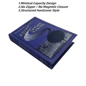 Advanced Potion-Making Book Wallet –Hardcover-Style Book Wallet for Light Carry, 4 Card Slots, Coin Pocket , Fantasy Book Lover Gift, Library Aesthetic Accessory