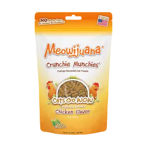 Meowijuana Crunchie Munchies - Chicken and Catnip Flavor Cat Treats