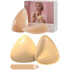 Double Sided sticky bra push up Inserts & Nipple Covers - Invisible Push Up for Swimsuit, Sports Bra & Wedding Dress