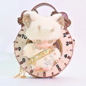 [Special Friend Dimoo] Original Design Handmade Custom Diamond-Studded Bag