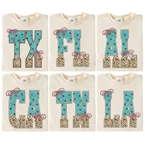 [Select Your State]Custom State Abbreviation T-Shirt – Personalized USA State Tee, Comfort Colors 1717 Garment Dyed Shirt, Vintage Soft Cotton Tee, Made in USA, Gift for Men & Women