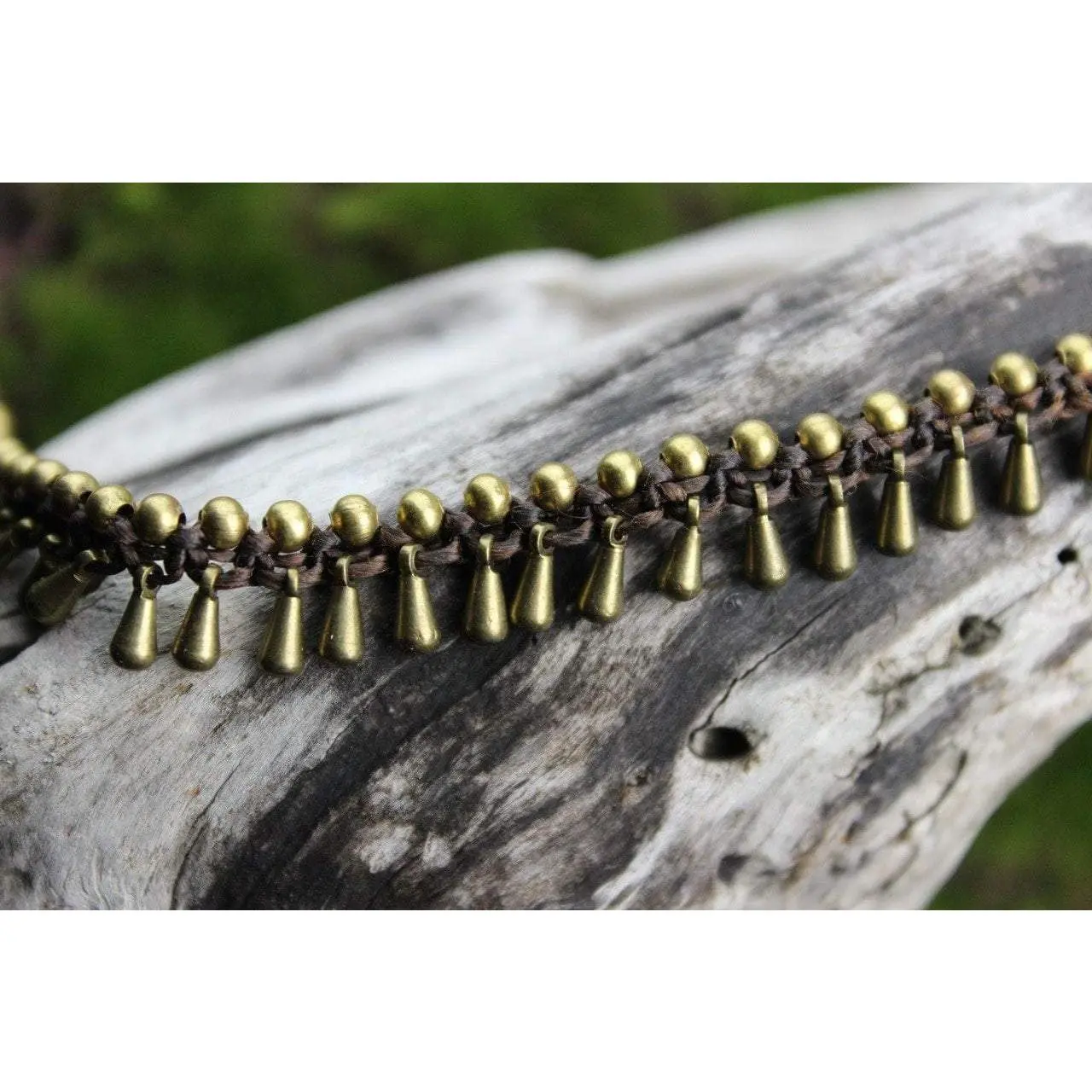 Indian Brass Hand Woven Bracelet