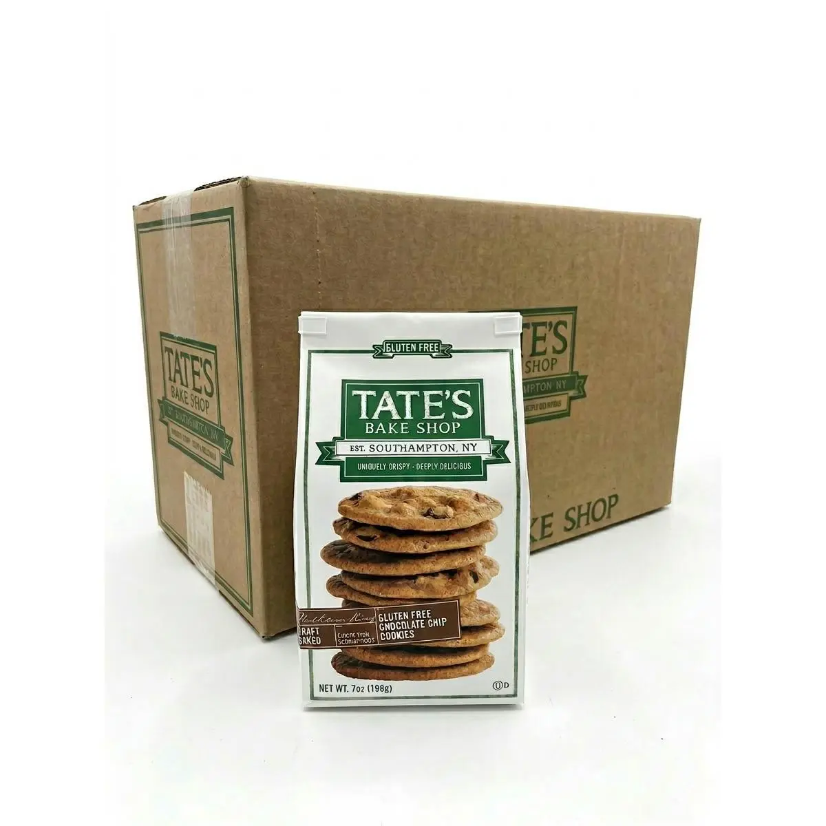 Tate's Bake Shop Gluten Free Chocolate Chip Cookies Bag 7oz 6ct