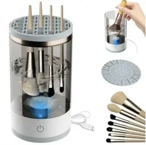 Electric Makeup Brush Cleaner, Automatic BrushWasher, Makeup Brush Cleaning MachineMakeup Tool Cleaner for Daily Use, Christmas Gift